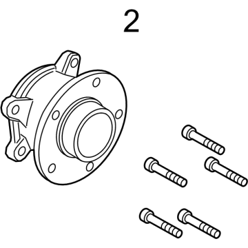 Ford NZ6Z-1104-B Hub Assembly - Wheel