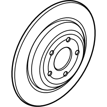 Ford NZ6Z-2C026-B Rotor Assembly - Brake