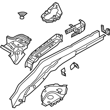 Ford CP9Z-5810124-A Member Assembly - Floor Side Rear
