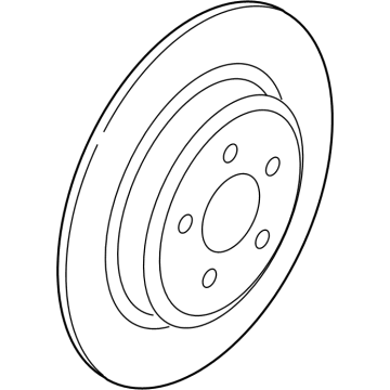 Ford Edge Brake Rotor - KS7Z-2C026-A