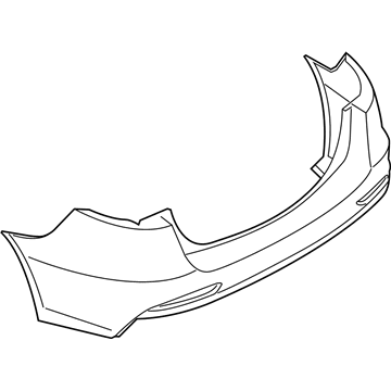 Ford KS7Z-17K835-ADPTM Bumper Assembly - Rear