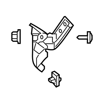 Ford KS7Z-17787-A Bracket - Bumper Mounting