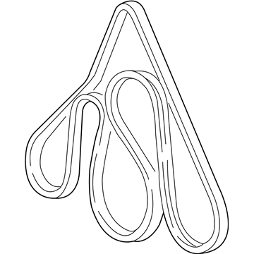 Mercury 3W3Z-8620-AA V-Belt