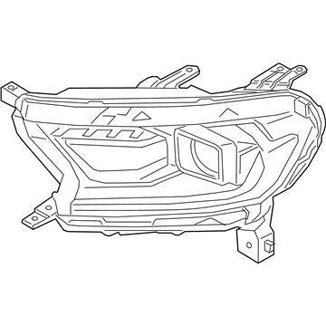 Ford KB3Z-13008-B Headlamp Assembly