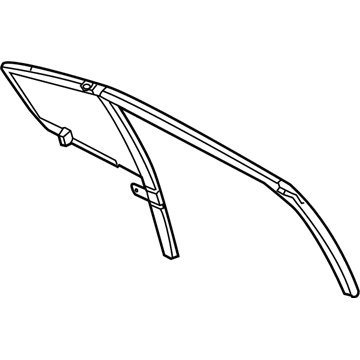 Ford AG1Z-5425766-C Run Assembly - Glass