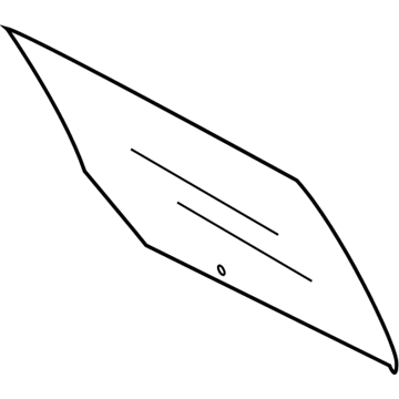 Ford AG1Z-5425712-A Glass - Rear Door