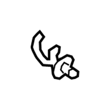 Ford -W716154-S300 Reservoir Hose Clip -W716154-S300 Ford Reservoir Hose Clip Illustration 1 of 1