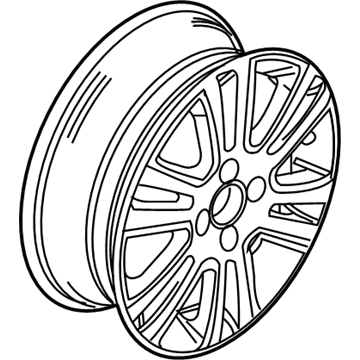 Ford AS4Z-1007-B Wheel Assembly
