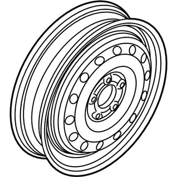 Ford Fiesta Spare Wheel - F8RZ-1007-FA