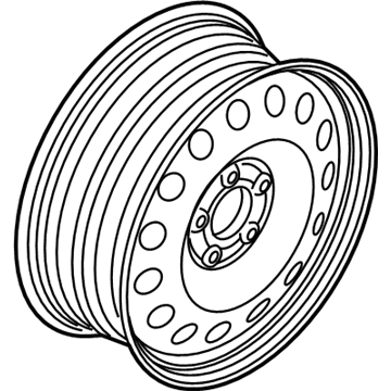 Ford Fiesta Spare Wheel - 9S4Z-1007-C