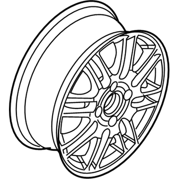 Ford 8S4Z-1007-E Wheel, Alloy 8S4Z-1007-E Ford Wheel, Alloy Illustration 1 of 1