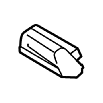 Ford FL3Z-15601B32-AA Plug - Seat Belt Anchorage Hole