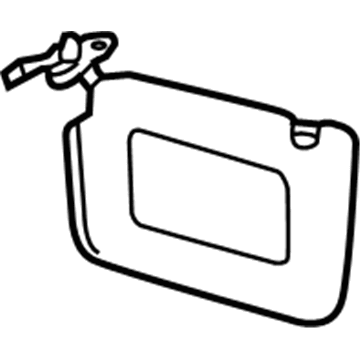 Ford DM5Z-5804105-BA Visor Assembly - Sun