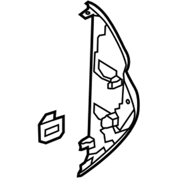 Ford BB5Z-7804481-AB Side Panel, Driver Side BB5Z-7804481-AB Ford Side Panel, Driver Side Illustration 1 of 1