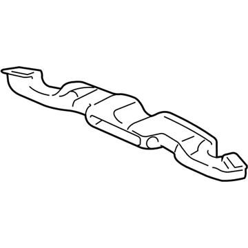 Ford XW4Z-18490-AA Defroster Nozzle, Front XW4Z-18490-AA Ford Defroster Nozzle, Front Illustration 1 of 1