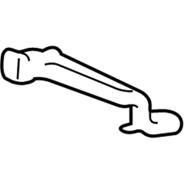 Ford XW4Z19B680JA Duct Assembly, Front Lower Passenger Side XW4Z19B680JA Ford Duct Assembly, Front Lower Passenger Side Illustration 1 of 1