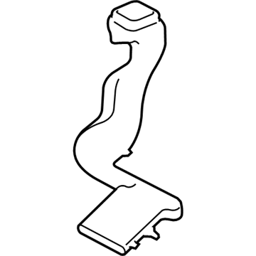 YW4Z18C420BA Ford Floor Duct, Passenger Side Illustration 1 of 1