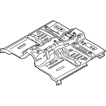 Ford KB3Z-2111160-A Pan Assembly - Floor