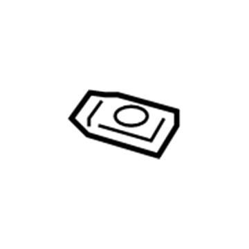 Ford -W713705-S439 Fender Nut -W713705-S439 Ford Fender Nut Illustration 1 of 1