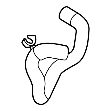 Ford Bronco Sport Coolant Reservoir Hose - LX6Z-8286-X