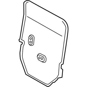 Ford KT1Z-1760578-DB Carpet - Rear Seat Back