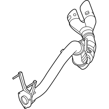 Ford PC3Z-5230-C Muffler And Pipe Assembly - Rear