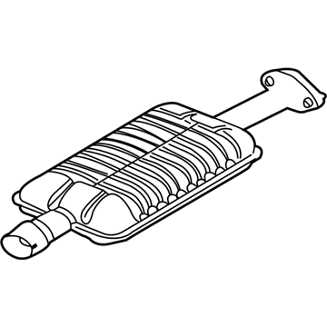 Ford YL8Z-5230-CA Muffler Assembly - Front