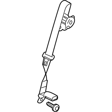 Ford 9A8Z-74600A38-AA Buckle Assembly - Seat Belt
