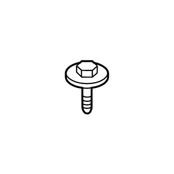 Ford -W716644-S439 Screw And Spring Washer Assembly