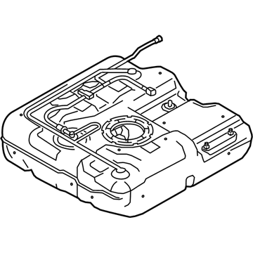 Ford 9T1Z-9002-B Tank Assembly - Fuel