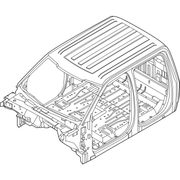 Ford ML3Z-16001B24-B Cab Assembly - Trimmed - Primed