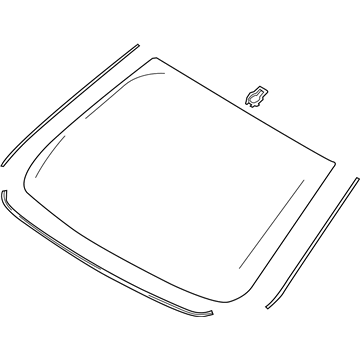Lincoln GP5Z-5403100-A Glass - Windscreen
