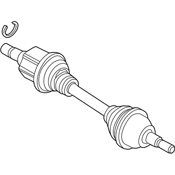 Ford F2GZ-3B437-L Shaft - Front Axle