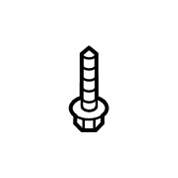 Ford -W710544-S442 Tank Strap Bolt -W710544-S442 Ford Tank Strap Bolt Illustration 1 of 1