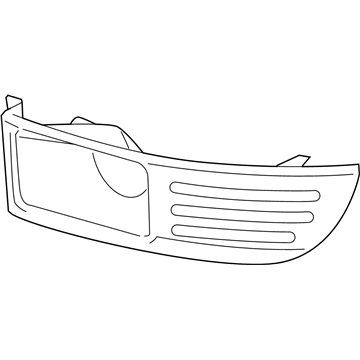 Ford DA8Z-17E811-BA Grille - Bumper