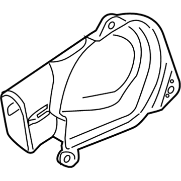 Ford 4S4Z-10C392-AA Duct - Air