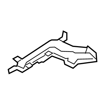 Ford LB5Z-18491-AD Duct - Heater Outlet
