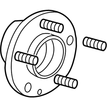 Ford BT4Z-1104-B Hub Assembly - Wheel