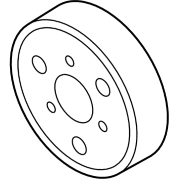 Ford P2GZ-8509-A Pulley - Water Pump