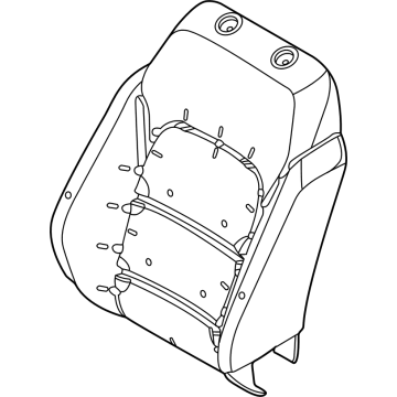 Ford M1PZ-7864811-A Pad - Seat Back