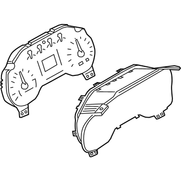 Ford JC3Z-10849-TB Instrument Cluster