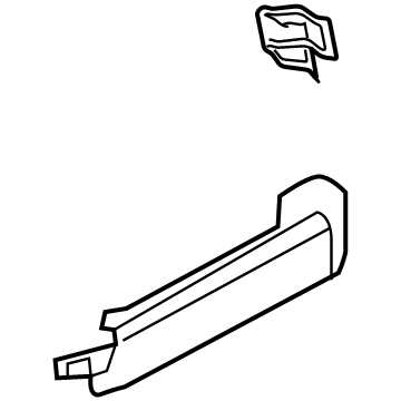Ford HC3Z-1822643-AA Cover - Door Inside Handle