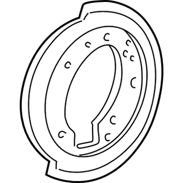 Lincoln 2C5Z-2C028-AA Shield - Brake Disc Splash