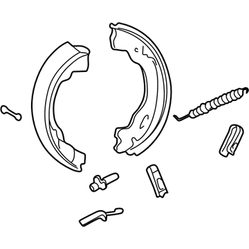 Lincoln 6L2Z-2648-A Kit - Brake Shoe And Lining