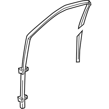 Ford CC3Z-2521596-B Run - Door Glass