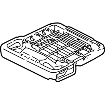 Mercury YF1Z-5463100-AA Frame And Spring - Front