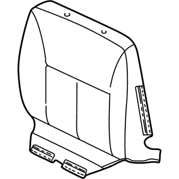 Mercury YF1Z-5464416-EAB Cover Assembly - Seat Back