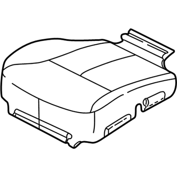 Mercury 2F1Z-5462900-CAB Cover Assembly - Seat Cushion