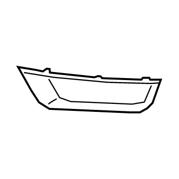 Ford KA1Z-17E810-AB Trim Bezel, Front Passenger Side KA1Z-17E810-AB Ford Trim Bezel, Front Passenger Side Illustration 1 of 1