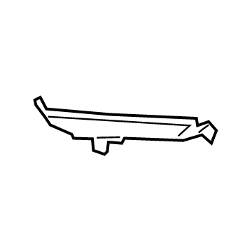 KA1Z-17B814-AA Ford Insert Panel, Passenger Side Illustration 1 of 1